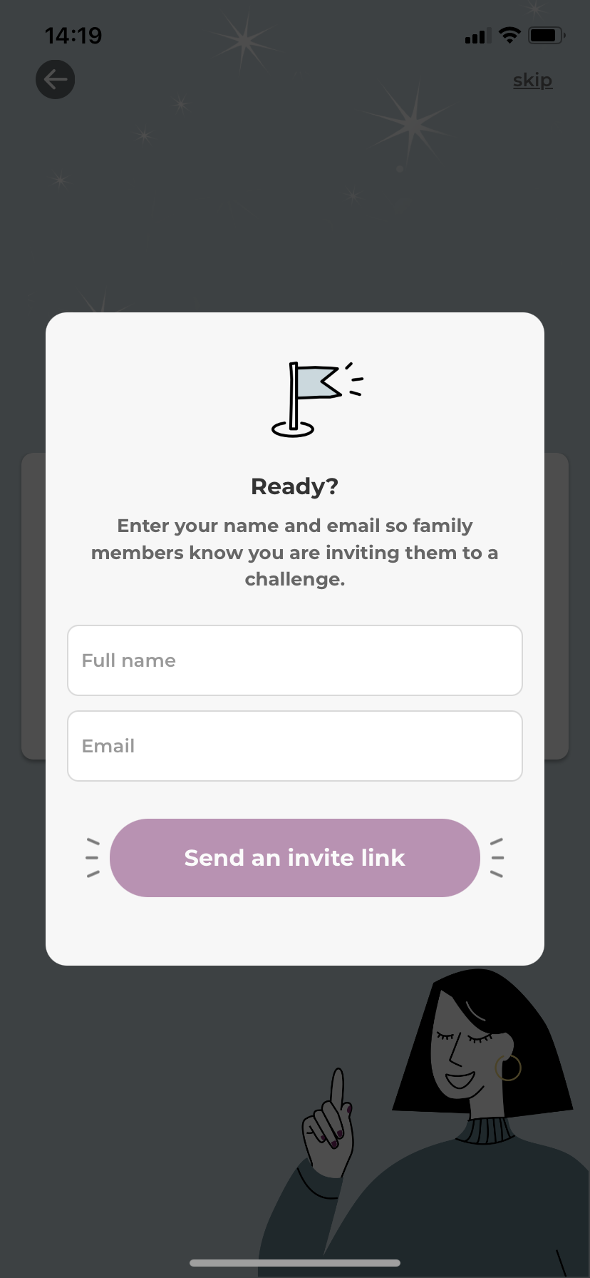 FamilyStars: Invite family