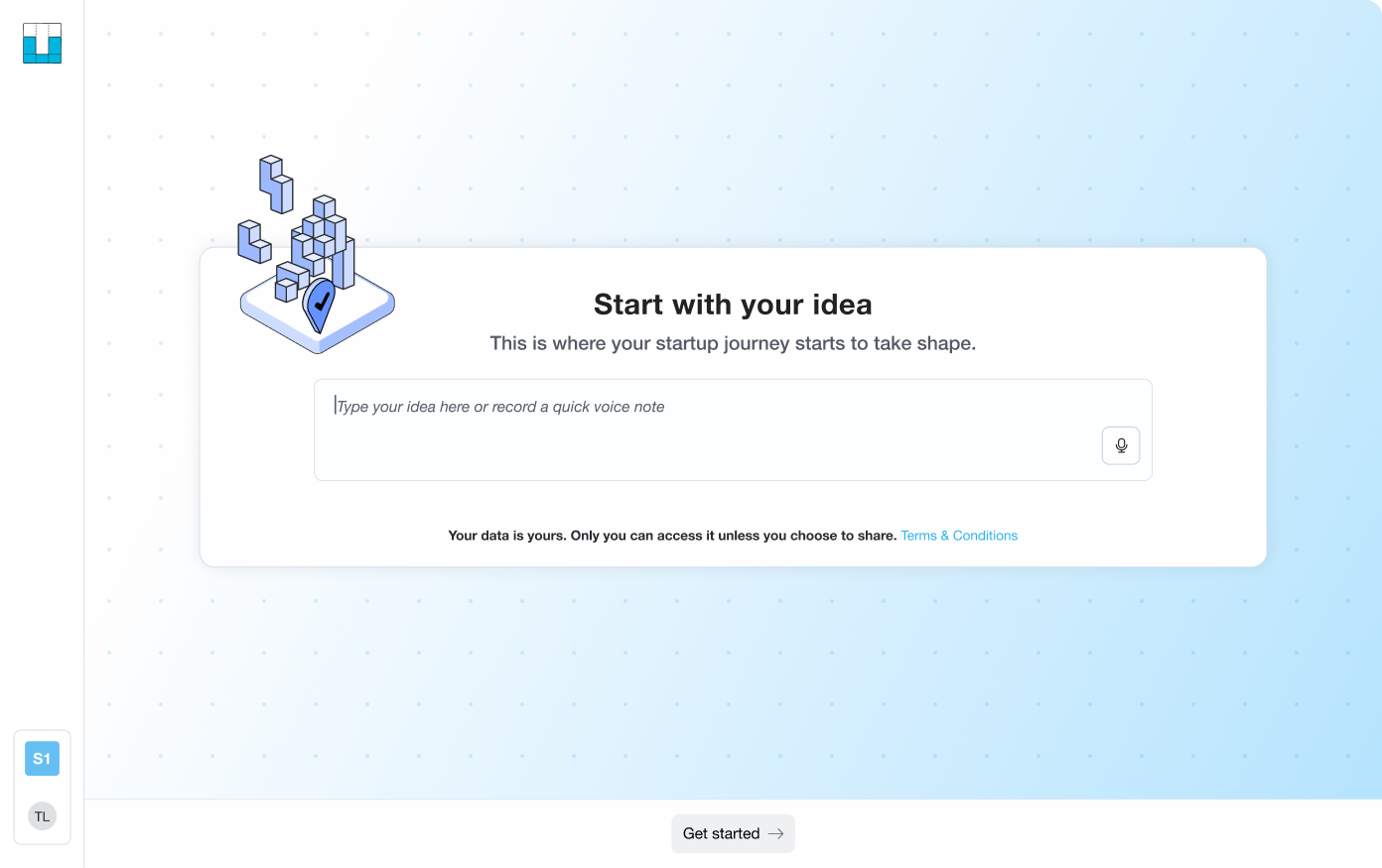 ThinkUp: Start with your idea