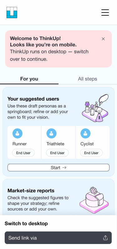 ThinkUp: Mobile For You
